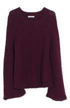 Women's Madewell Wide Sleeve Pullover Sweater, Size - Red