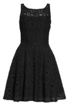 Women's Bb Dakota Renley Lace Fit & Flare Dress - Black