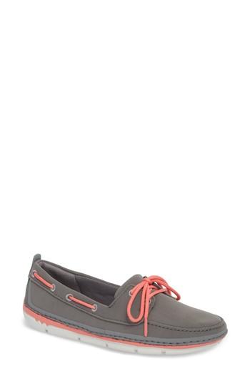 Women's Clarks Step Maro Sand Flat .5 M - Grey