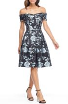 Women's Gal Meets Glam Collection Cora Off The Shoulder Sweet Pea Dress - Blue