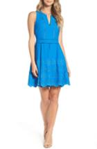 Women's Adelyn Rae Mish Embroidered Fit & Flare Dress
