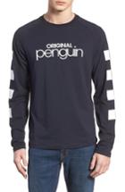 Men's Original Penguin Check Logo T-shirt - Blue