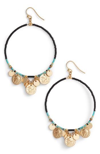 Women's Chan Luu Coin Hoop Earrings