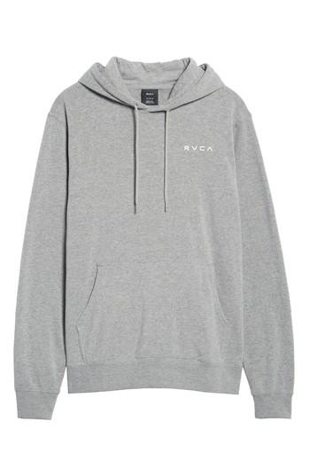 Men's Rvca Sunwash Hoodie, Size - Grey