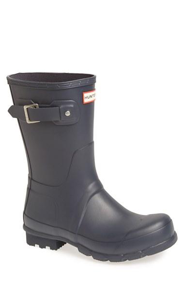 Men's Hunter 'original Short' Rain Boot M - Blue