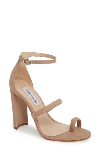 Women's Steve Madden Pamelina Toe Loop Sandal .5 M - Pink