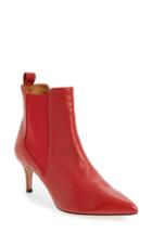 Women's Veronica Beard Parker Pointy Toe Chelsea Bootie Us / 36eu - Red