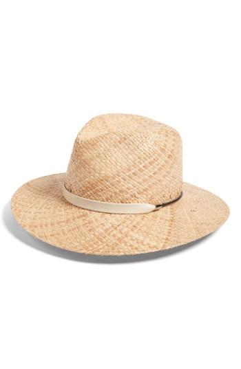 Women's Rag & Bone Wide Brim Raffia Hat - Beige