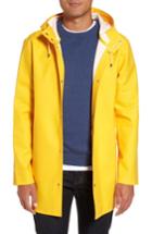 Men's Stutterheim Stockholm Waterproof Hooded Raincoat - Yellow