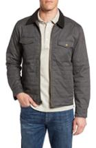 Men's Billy Reid Quilted Shirt Jacket - Grey