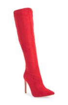 Women's Jeffrey Campbell Jalouse Knee High Boot .5 M - Red