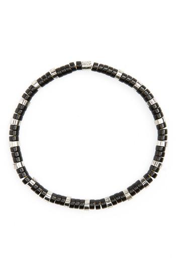 Men's Link Up Disc Bead Bracelet