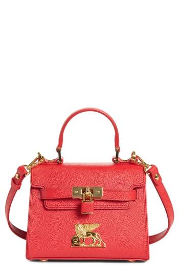 Mcm Mini Rgb Satchel - Red