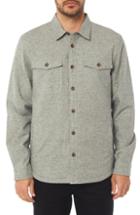 Men's O'neill Gravel Lined Flannel Shirt Jacket - Grey
