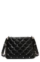 Valentino Garavani Candystud Quilted Leather Shoulder Bag - Black