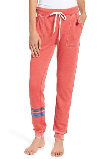 Women's Alternative Long Weekend Lounge Jogger Pants - Red