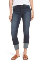 Women's 1822 Denim Cuffed Skinny Ankle Jeans - Blue