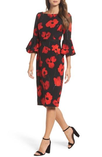 Women's Maggy London Scuba Crepe Sheath Dress