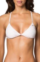 Women's O'neill Bodega Triangle Bikini Top - Beige
