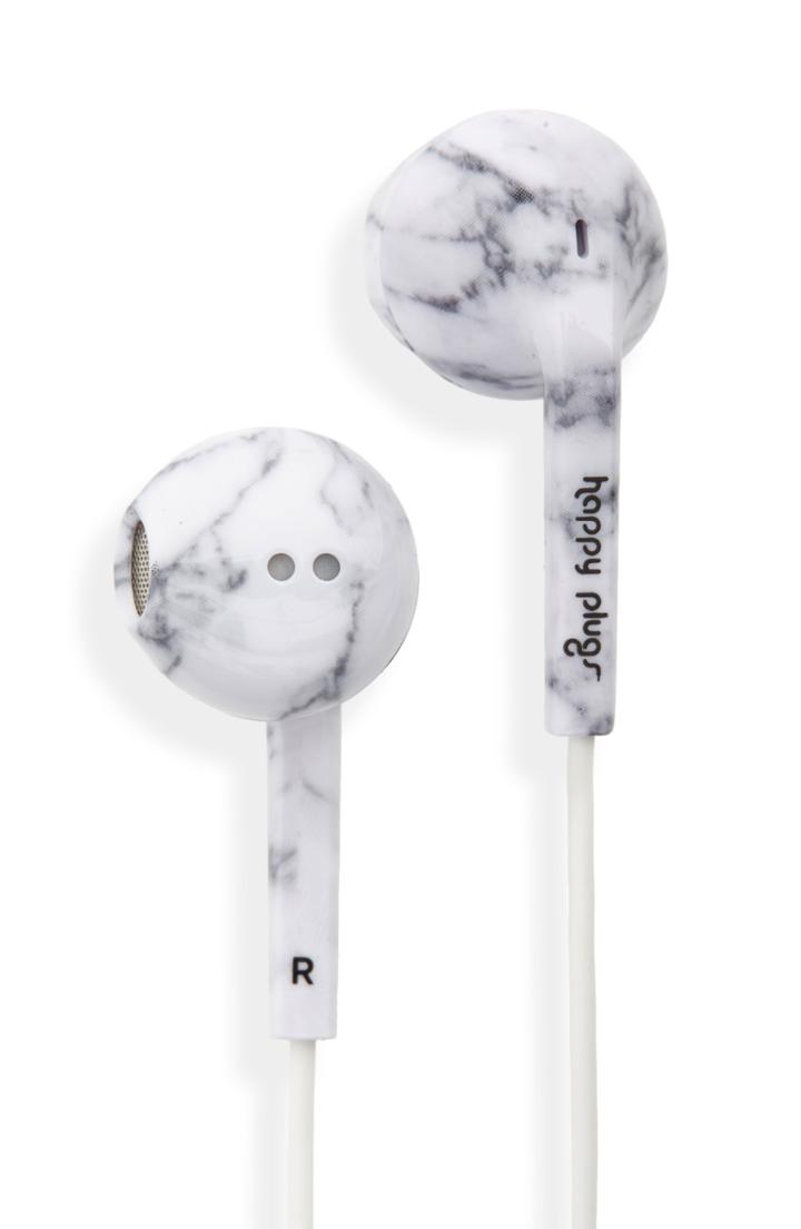 Happy Plugs Earbud Plus In-ear Headphones, Size - White