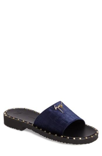 Men's Giuseppe Zanotti Studded Slide Sandal
