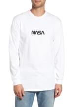 Men's Vans Space Man Long Sleeve Graphic T-shirt - White