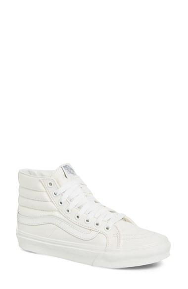 Women's Vans 'sk8-hi Slim' Sneaker M - White