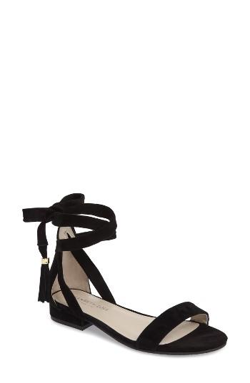 Women's Kenneth Cole New York Valen Tassel Lace-up Sandal .5 M - Black