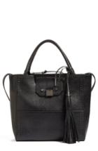 Jimmy Choo Robin Grainy Goatskin Leather Tote - Black