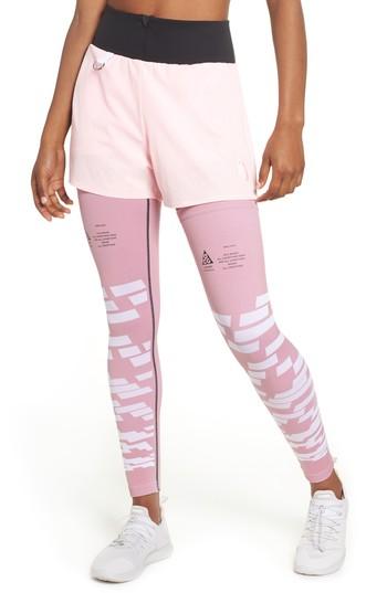 Women's Nike Nikelab Acg Women's Leg Sleeves /small - Pink