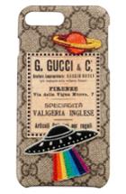 Gucci Gg Supreme Sticker Iphone 8 Case - Beige