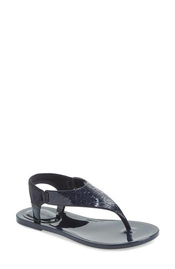 Women's Calvin Klein Janny Jelly Sandal M - Blue