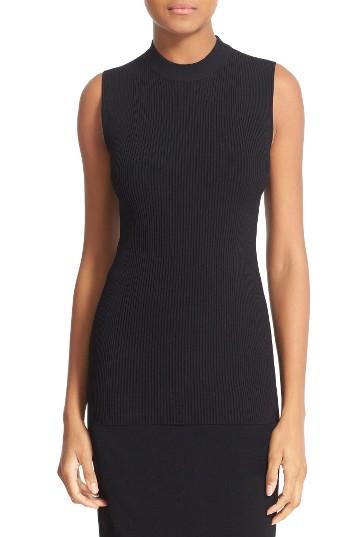 Women's Vince Rib Knit Tank - Black