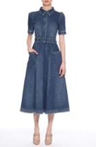 Women's Co Denim Fit & Flare Midi Dress - Blue