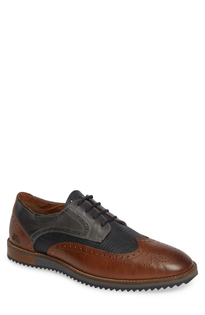 Men's Cycleur De Luxe Pulsano Textured Wingtip Us / 41eu - Brown