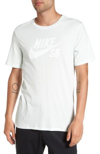 Men's Nike 'sb Logo' T-shirt, Size - Green