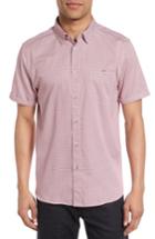 Men's Ted Baker London Silamor Slim Fit Geo Print Sport Shirt (s) - Purple