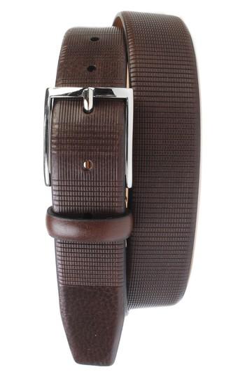 Men's Martin Dingman Howell Leather Belt - Walnut