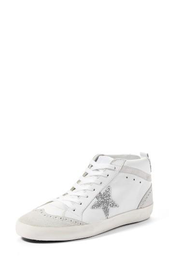 Women's Golden Goose Star Mid Top Sneaker Eu - White