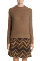 Women's Marc Jacobs Chevron Knit Cashmere Sweater - Brown