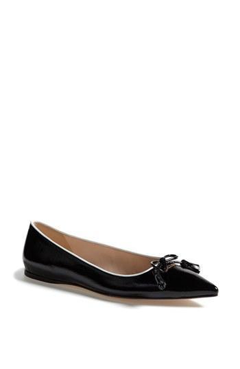 prada pointy toe flat