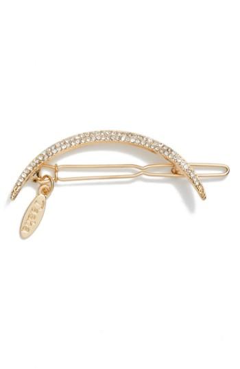 Tasha Crystal Moon Hair Clip, Size - Metallic