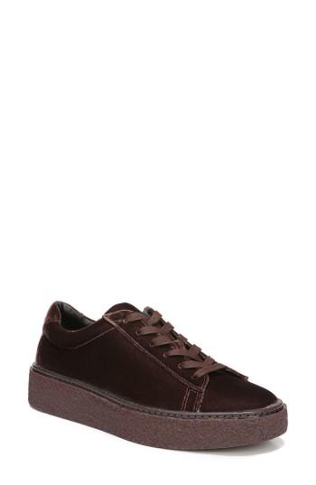 Women's Vince Neela Platform Sneaker M - Burgundy