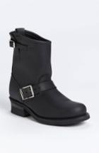 Women's Frye 'engineer 8r' Leather Boot .5 M - Black