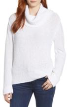 Women's Caslon Cuff Sleeve Sweater - White