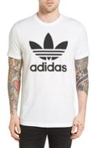 Men's Adidas Originals Trefoil Graphic T-shirt, Size - White