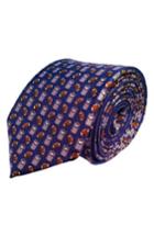 Men's Lazyjack Tailgating Silk Tie, Size - Blue