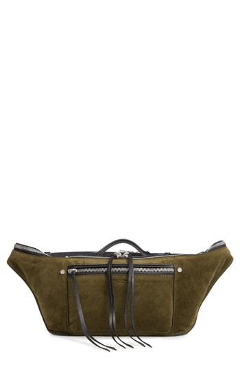 Rag & Bone Large Elliot Leather Fanny Pack - Green
