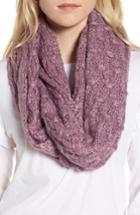 Women's Treasure & Bond Solid Chunky Knit Infinity Scarf, Size - Purple