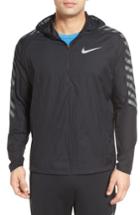 Men's Nike Hooded Running Jacket - Black